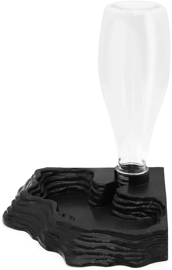 SLSON Reptile Water Feeder, Automatic Water Dispenser 13.5Oz for Turtle, Bearded Dragons, Lizards, Geckos in Terrarium