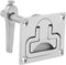 Qiilu Stainless Steel Boat Floor Lock, Flush Mount Hatch Latch Hardware Accessory for Marine Boat