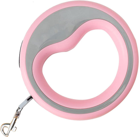 HEEPDD 2.5 Meter 360° Retractable Dog Leash with One-Handed Brake Pause Lock for Small Medium Dogs