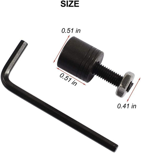 Quick Detach Swivels Stud Mount Base Adapter Kit - Includes 4 Screws, 1 Nut, and 1 Wrench