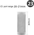 baoauh 3pcs Water(23mm) Aquarium Stainless Steel Mesh Filter Guard Aquarium Filter Stainless Steel Inlet Protective Net