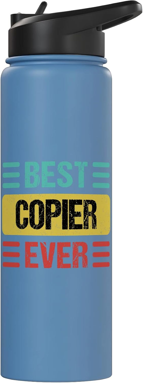 Copier Shirts & Gifts Copier Stainless Steel Insulated Water Bottle