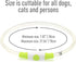 LED Light Up Dog Collar, USB Rechargeable TPU Glow Safety Collar for Large Medium Small Dogs (Green)