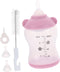 POPETPOP Pet Nursing Bottle Set 2.7Oz with Measurement Scale Soft Silicone Nipples