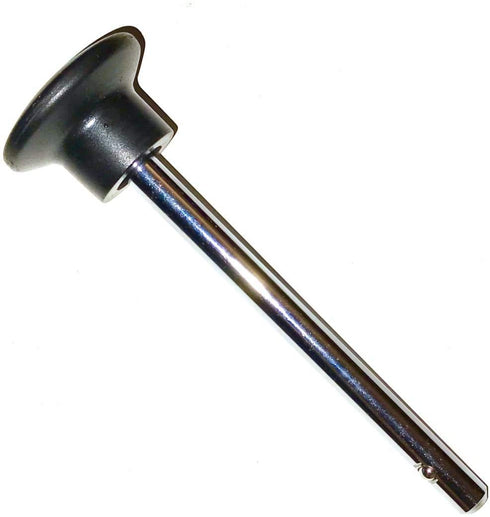 Pin, Tensile - 3/8 Diameter | 5-1/2" Locking Space | Jumbo Round Black HARD Plastic Knob