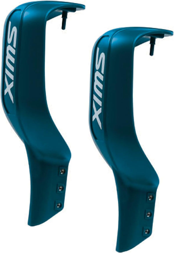 Swix Unisex Durable Lightweight Protective Full-Face Handguard for Alpine Skiing Winter Sports DD4 Blue Handle