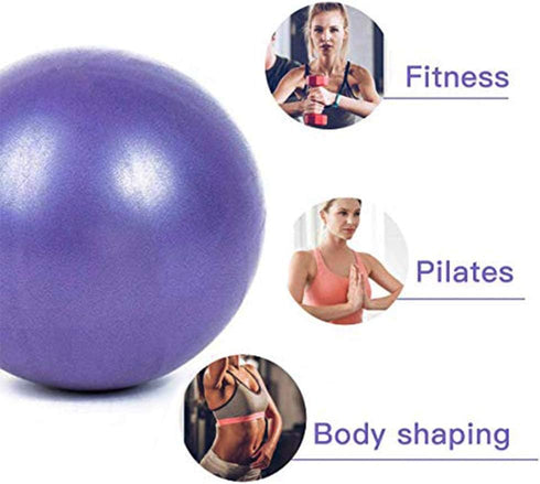 Pilates Balls 9 Inch - Small Exercise Ball for Physical Therapy, Between Knees for Rehab, Barre, Core, Stability & Yoga