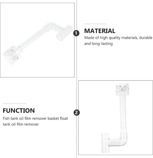 NUOBESTY Aquarium Filter Surface Skimmer, Protein Skimmer Filter for Aquarium Fish Tank Aquatic Plant