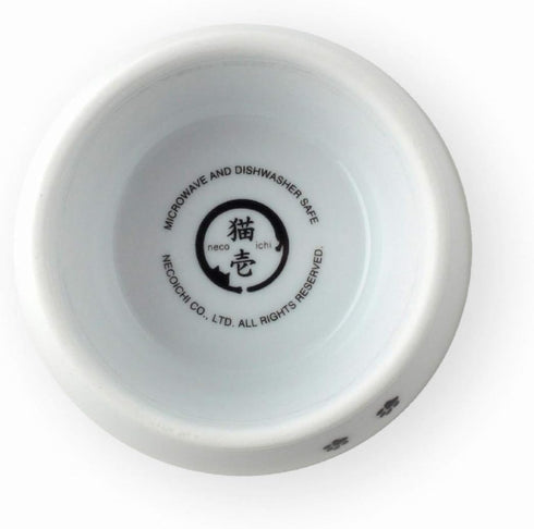 Necoichi Raised Stress Free Cat Food Bowl - Elevated, Backflow Prevention, Dishwasher/Microwave Safe, Mini