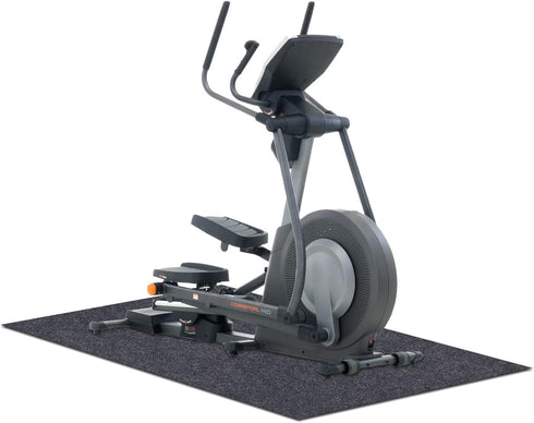 Fitness Equipment Mats - Protective Flooring Under Elliptical Machine Mat, Absorbent/Waterproof, Washable (24" x 44")