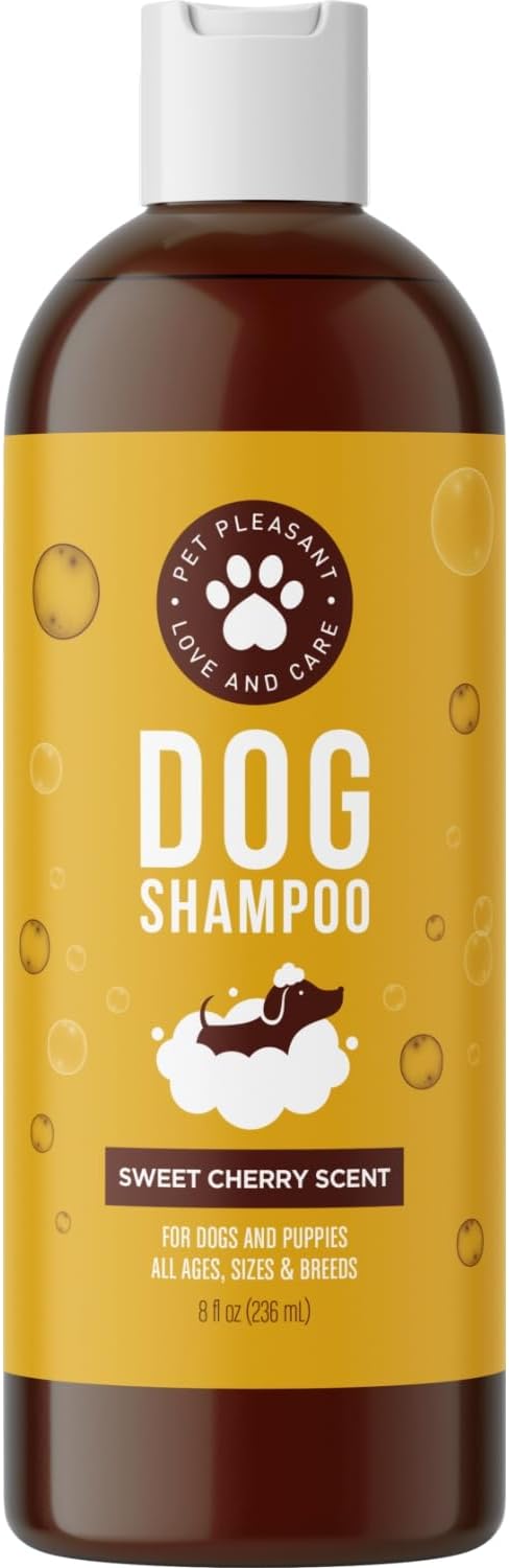 Soothing Oatmeal Dog Shampoo - Cleansing & Moisturizing Aloe & Oatmeal for Smelly Dogs, Made in USA