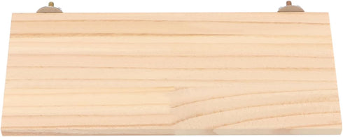 Wontee Wooden Bird Perch Stand for Cockatiels, Conures, Rats, Gerbils, Chinchillas, and Squirrels (M)