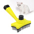 GLOGLOW Pet Grooming Brush - Self Cleaning Slicker Brush for Short and Long Hair, Gently Removes Loose Undercoat