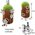5-Pack Glow Pups Dog Puzzle Plush Toy Tree with Squeaky Raccoons, Interactive Hide and Seek Fun, Promotes Mental