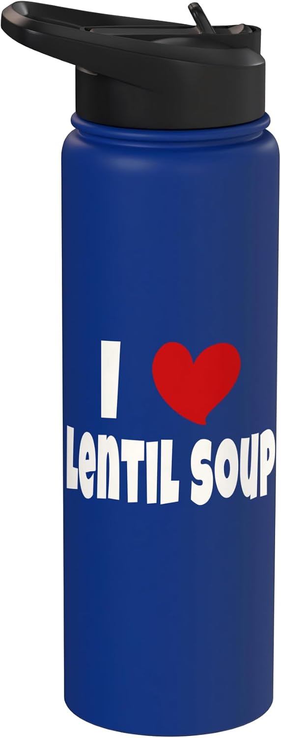 I Love Lentil soup Mexico Mexican Food Lovers Mexican Food Lovers Mexico I Love Lentil soup Stainless Steel Insulated Water