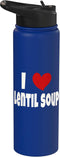 I Love Lentil soup Mexico Mexican Food Lovers Mexican Food Lovers Mexico I Love Lentil soup Stainless Steel Insulated Water