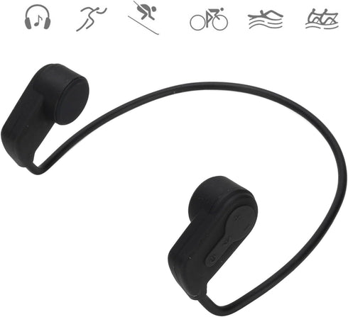 Swimming 5.0 IPX8 MP3 XUMIUZIY Headphone, Bluetooth Bone Conduction Rain Proof Underwater Sport Earphone, Lightweight