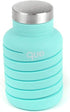 que Bottle Collapsible Water Bottle for Travel and Outdoor, Food-Grade Silicone, 20oz (Misty Mint)