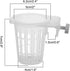 Generic 2PCS Aquarium Plant Holder - Translucent PP Plant Pot with Holes - Hangable Fish Tank Plant Stand for Indoor