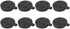 Semi Metal Brake Pads, 4 Pairs for 10inch Electric Scooter Brake Disc Rotor