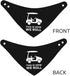 FXOMARLIN This is How I Roll Funny Golf Cart Pet Triangular Bandana, Drool Scarf, Neck Scarf Small