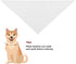 Personalized Dog Bandana with Name Custom Neckwear Dog Scarf Triangle Bibs Kerchief Pet Costume Accessories for Small