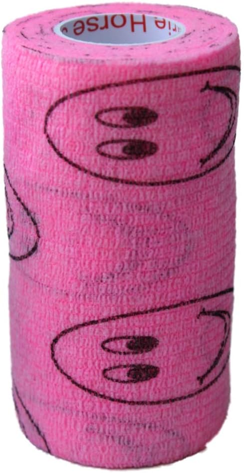 Prairie Horse Supply Vet Wrap Tape - 3 Inch Bulk (Assorted Patterns) Pack of 6 Self Adhesive Bandage