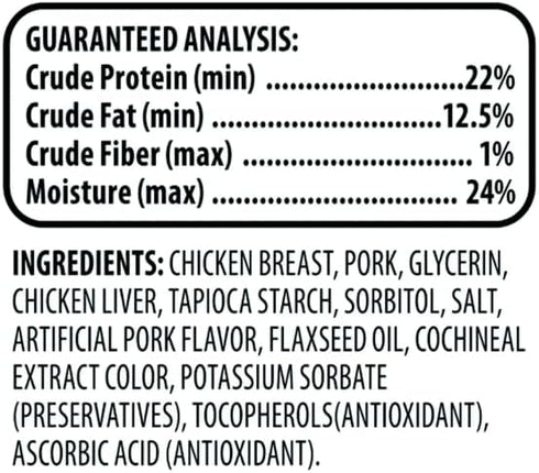 Generic 16 oz (Pack 1) Golden Rewards Pigs in a Blanket Dog Treats, Chicken & Pork Sausage, Soft Training Snacks