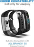 Wrist Bands Replacement for S5 Fitness Tracker (for All Brands) Replacement Band Slim Fitness Tracker Band Smart Watch Activity Tracker Adjustable Wristband Pink Green Blue Grey Purple Black