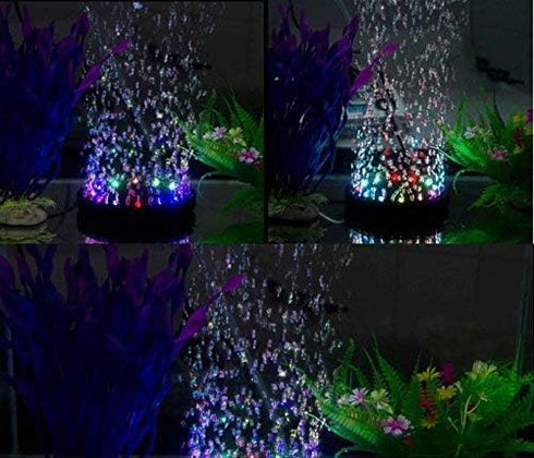 LONDAFISH Aquarium Bubble Light, Air Stone LED Light, Air Pump Bubble Stone Lamp