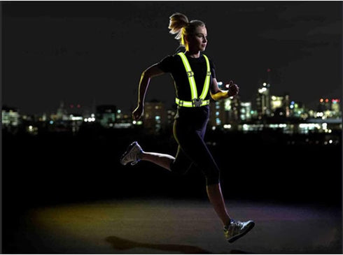 Reflective Vest, 2pcs Adjustable High Visibility Safety Vest with 4pcs Reflective Armbands for Outdoor Activities
