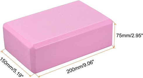 uxcell Yoga Block – Light Weight High-Density EVA Foam Brick for Beginners, Yogis, Pilates, Meditation