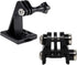 Picatinny Rails Airsoft Gun Rail Helmet Mounts Adapter for GoPro Action Camera (2 Black)