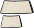Cat Scratcher Mat, Natural Sisal 2 Pack Thin Scratcher Mats with Velcro for Protecting Furniture (16X12 and 12X6 in)