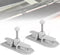 Kayak Paddle Holder - Universal Rotating Oar Lock Mount Patch for Inflatable Boat, Raft, Canoe, 2 PCS