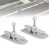 Kayak Paddle Holder - Universal Rotating Oar Lock Mount Patch for Inflatable Boat, Raft, Canoe, 2 PCS