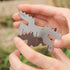 Lixada Mini Lightweight Titanium Stove, Alcohol Stove Support Bracket for Outdoor Camping and Hiking