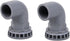 2pcs Aquarium Return Fitting Kit, Drain Connector for Fish Tank Water Supply Tube Drainage Part PVC Connector