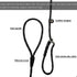BTINESFUL Anti-Choke Slip Lead Dog Leash, 10FT / 15FT / 20FT Reflective 1/3” Rope Long Training Lead for Small Medium