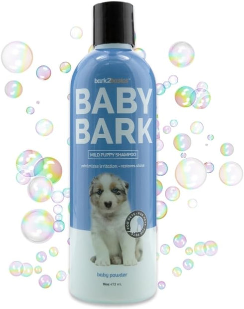 Bark2Basics Baby Bark Puppy Shampoo for Dogs, 16 oz - Naturally Derived