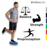 THERABAND Blue Foam Stability Trainer Pad, Intermediate Level, Balance Trainer & Wobble Cushion for Core Strength
