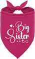 WDSXWH Big Sister Dog Bandana, Big Sister Bandana for Dog, Dogs Bandanas for