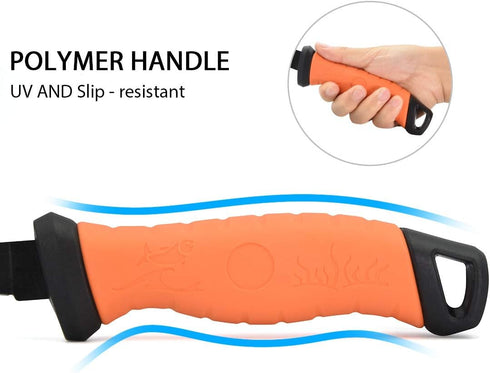 Fishing Fillet Knife, Professional Level Sharp Flexible Stainless-Steel Blade 7’’-9’’, Non-Slip Handles, Includes