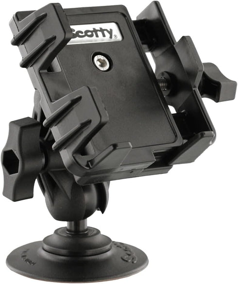 Scotty 0139 Phone Holder with Post, Track & Rail Mounts