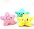 1Pc Yellow Star Plush Dog Toy, Small Medium Puppy Squeaky Bite Playing Starfish Toy