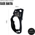 UIAA & CE Certified Climbing Ascender - Hand Ascender with Ergonomic Rubber Handle, Suitable for 8~13mm Ropes