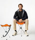 OVINEG Folding Camping Stool,16.5" Folding Camping Chairs,Portable Tripod Seat,Outdoor Travel Tall Chair for