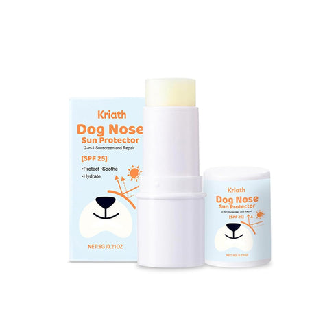 Cwdbbzj Dog Nose Sunscreen Balm SPF-25 Plant-Based, Lick-Safe Sun Protection with Shea Butter