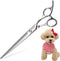 Straight Dog Grooming Scissors, 8.0'' Professional Shears for Thick Coat Medium Large Dog Cat