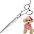 Straight Dog Grooming Scissors, 8.0'' Professional Shears for Thick Coat Medium Large Dog Cat